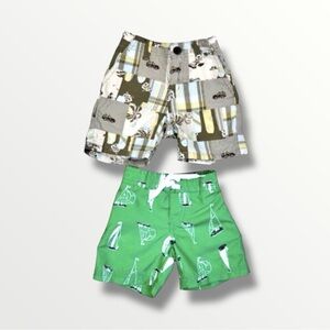 Janie And Jack Boys Shorts & Swim Trunks Bundle Size 6-12 Months Summer